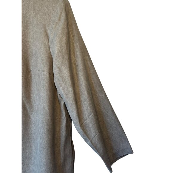 Special Thyme Ltd Womens 2-Piece Set 22W Gray Buttoned Blouse & Pants Rayon Blen - Picture 6 of 16